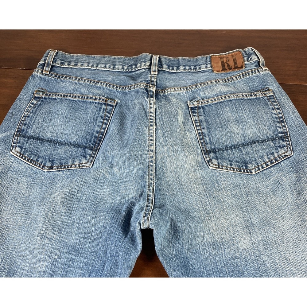 Polo Ralph Lauren RL Denim Ashmore Jeans Sz 36 X 34 (32.5") Straight Leg Blue - Picture 2 of 12